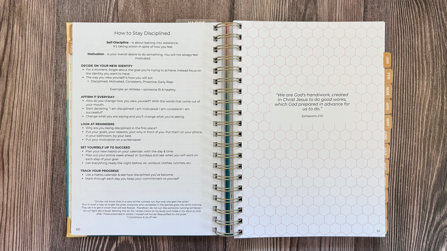 Plans to Prosper 2026 Planner