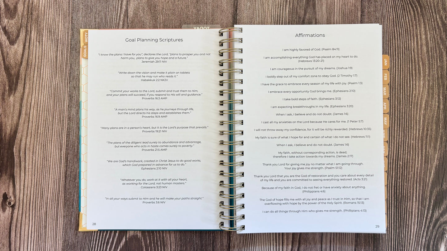 Plans to Prosper 2026 Planner