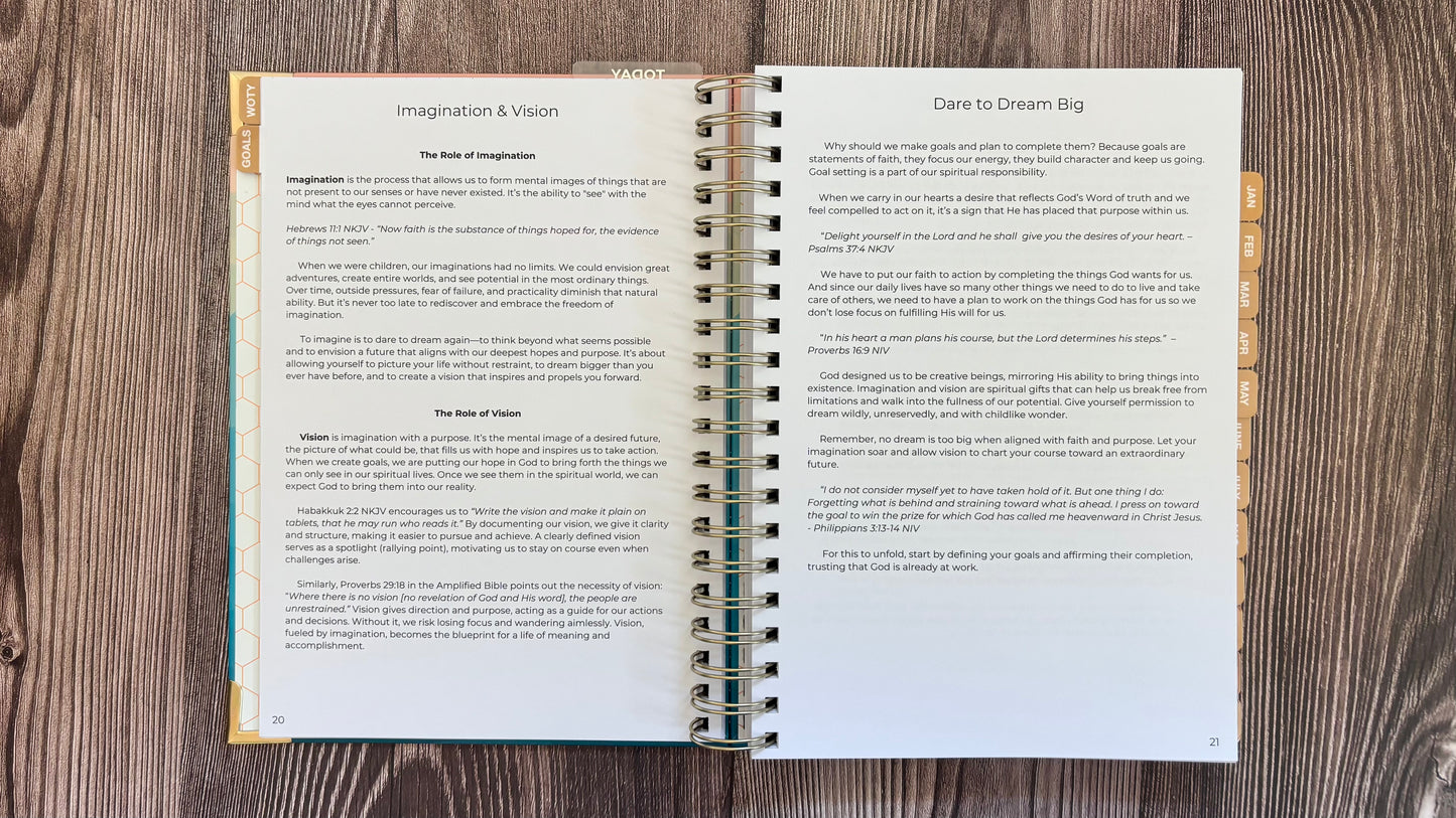 Plans to Prosper 2026 Planner