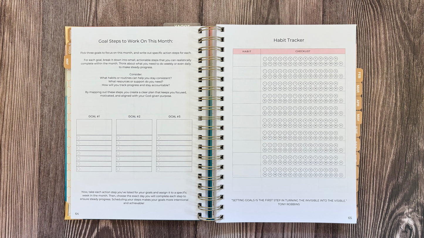 Plans to Prosper 2026 Planner