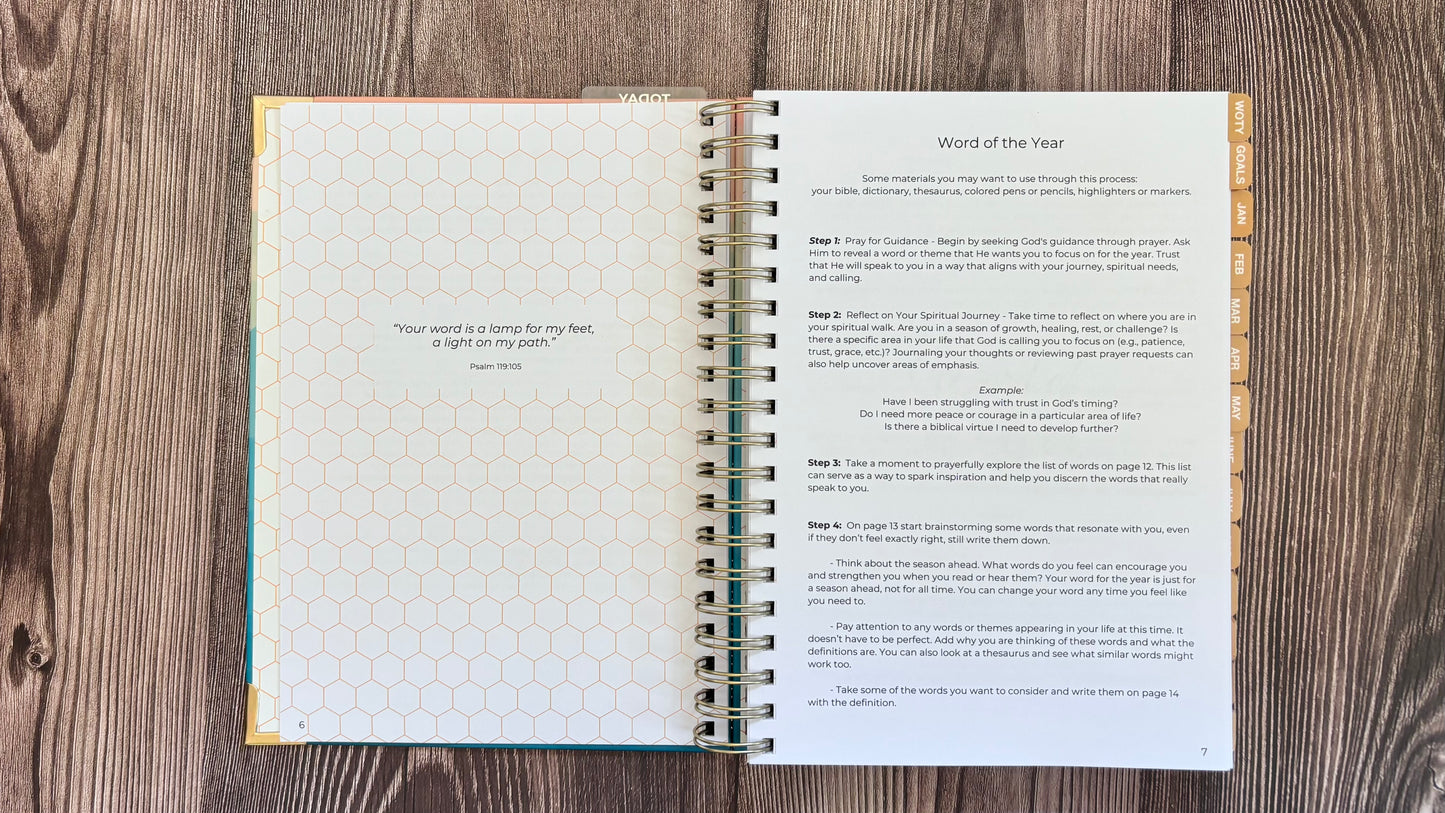 Plans to Prosper 2026 Planner